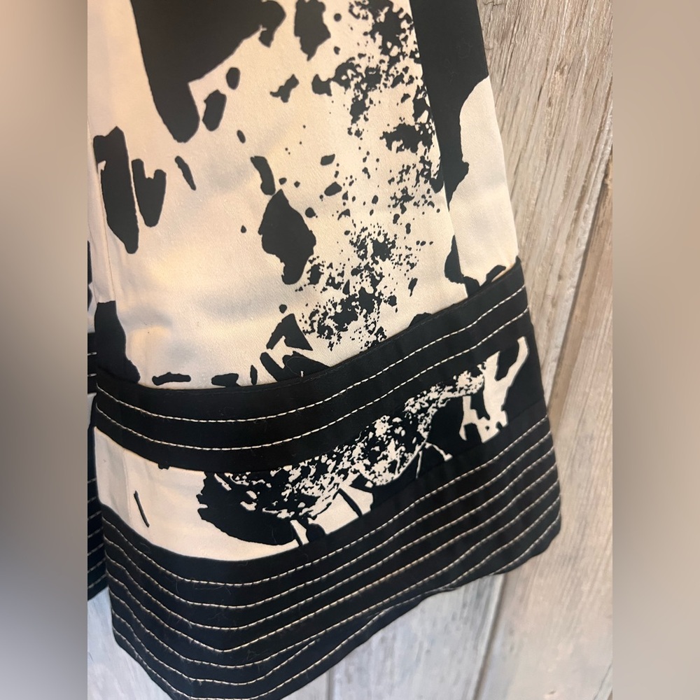 Nine West Black and White Floral Dress - Picture 3 of 8